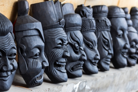 Chinese masks の写真素材