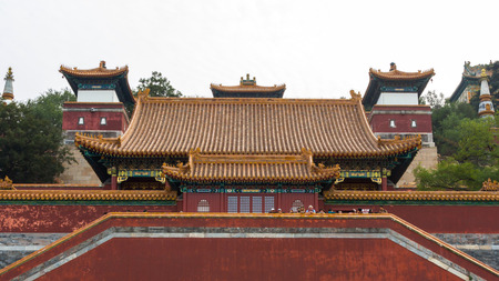 Four great regions in Summer Palace, Beijing, China  Four Great Regions is a complex of classical Tibetan Buddhist buildings and currently the largest in Beijing Summer Palace のeditorial素材