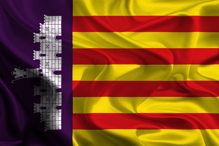 Flag of Majorcaの写真素材