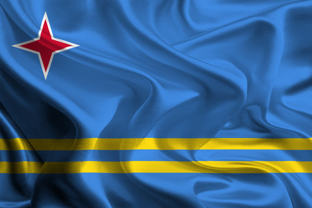 Flag of Arubaの写真素材
