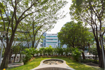 City University of Hong Kong is a public research university located in Tat Chee Avenue, Kowloon Tong which was originally founded as City Polytechnic of Hong Kong のeditorial素材