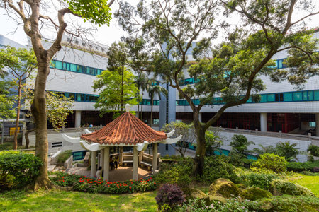 City University of Hong Kong is a public research university located in Tat Chee Avenue, Kowloon Tong which was originally founded as City Polytechnic of Hong Kong のeditorial素材