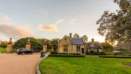 Victoria Park is a large park in Sydney, situated on the corner of Parramatta Road and City Road, within the grounds of University of Sydney のeditorial素材