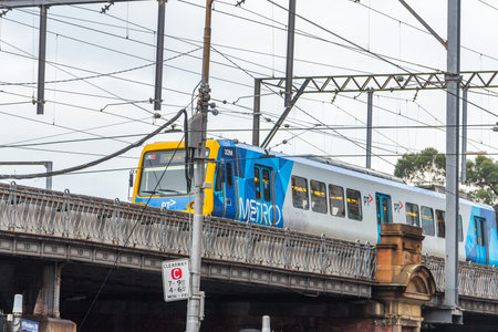 Metro Trains in Melbourneのeditorial素材