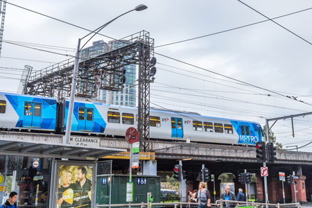 Metro Trains in Melbourneのeditorial素材