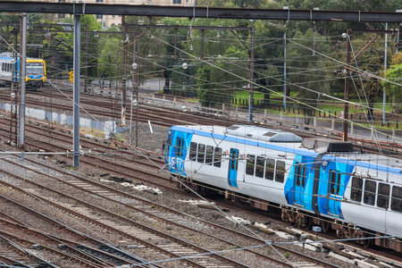 Metro Trains in Melbourneのeditorial素材