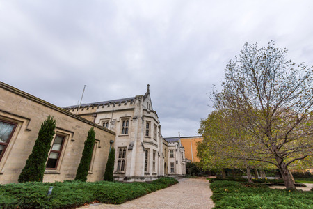 The University of Melbourne is an Australian public university located in Melbourne, Victoria  It is Australia s second oldest university, the oldest in Victoria  のeditorial素材