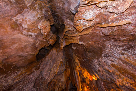 Jenolan Caves in the Blue Mountains, New South Wales, Australiaのeditorial素材