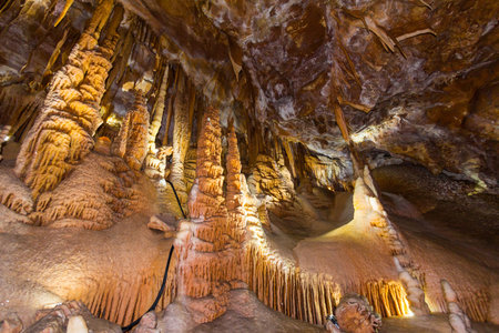 Jenolan Caves in the Blue Mountains, New South Wales, Australiaのeditorial素材