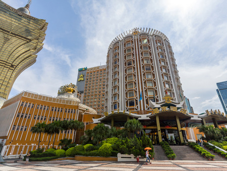 Casino Lisboa in Macauのeditorial素材