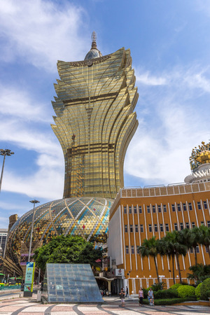 Grand Lisboa in Macauのeditorial素材