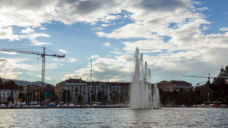 Zurich lakeの写真素材