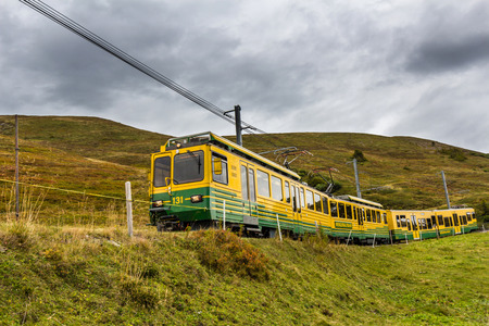 Jungfrau Railway in Switzerlandのeditorial素材