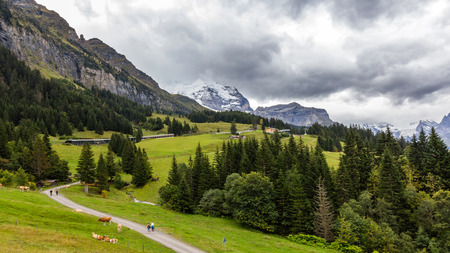 Highlands in Switzerlandの写真素材