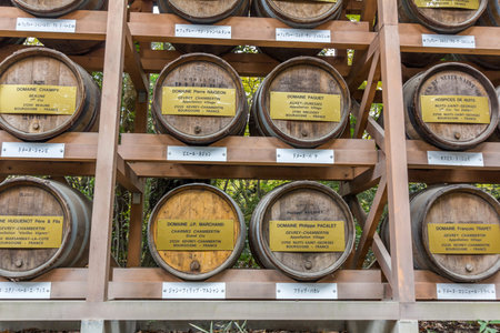Provenance of the Bourgogne Wine for Consecration at Meiji Jingu in Tokyo, Japan. Meiji Shrine is...