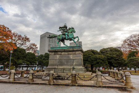 Statue of Kusunoki Masashige in Tokyo, Japanのeditorial素材