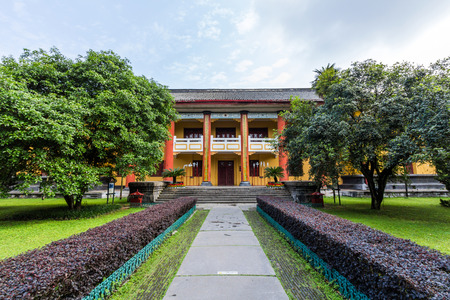 Chengyun Palace of Jingjiang Prince City in Guilin China. It now functions as both Guangxi Normal University and as a tourist attraction.のeditorial素材