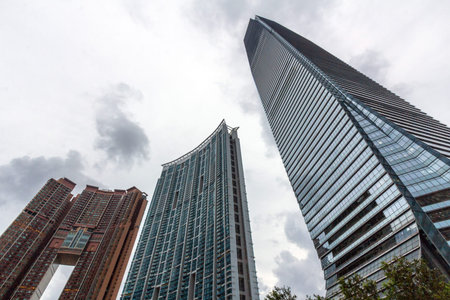 International Commerce Centre in Hong Kong. ICC Tower is a 118storey 484 m commercial skyscraper...