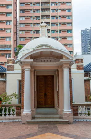 The University of Hong Kong in Pok Fu Lam, Hong Kong Island, Hong Kong. Founded in 1911, it is the oldest tertiary institution in Hong Kong.のeditorial素材