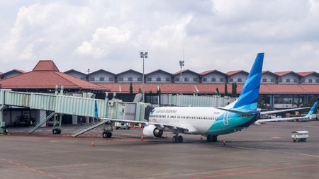 Soekarno-Hatta International Airport, abbreviated SHIA or Soetta, is the primary airport serving the Greater Jakarta area on the island of Java, Indonesia.のeditorial素材