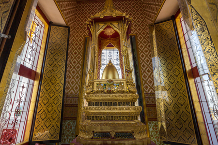 Loha Prasat Metal Castle in Wat Ratchanatdaram. Wat Ratchanatdaram is a buddhist temple in Bangkok, Thailand.のeditorial素材