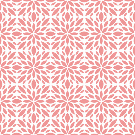 Vector Ornamental Seamless Pattern. Geometric Flower Stylish Texture.のイラスト素材