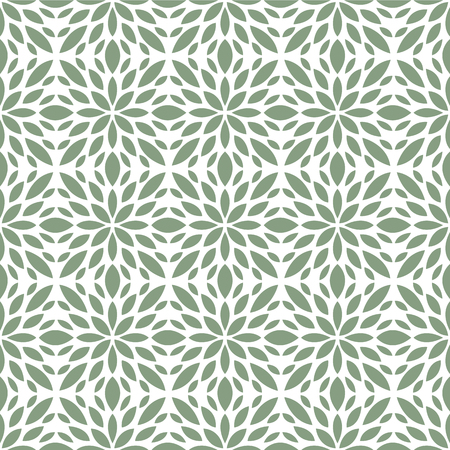 Vector Ornamental Seamless Pattern. Geometric Flower Stylish Texture.のイラスト素材