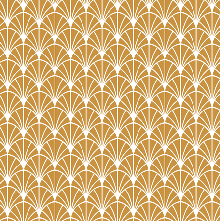 Vector Abstract Seamless Pattern. Art Deco Style Background. Geometric texture.のイラスト素材