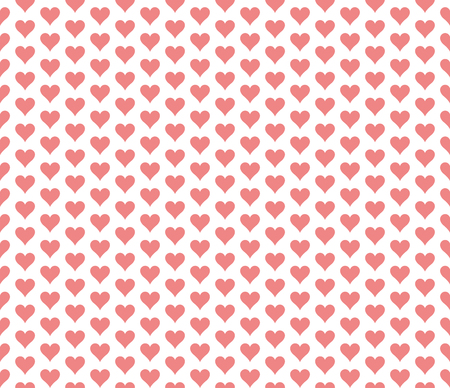Abstract cute seamless heart pattern.のイラスト素材