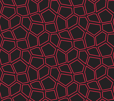Seamless Vector Mosaic Pattern. Irregular cells background. Voronoi texture.のイラスト素材