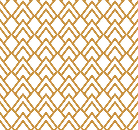 A Seamless Art Deco Pattern on Stylish antique background.のイラスト素材