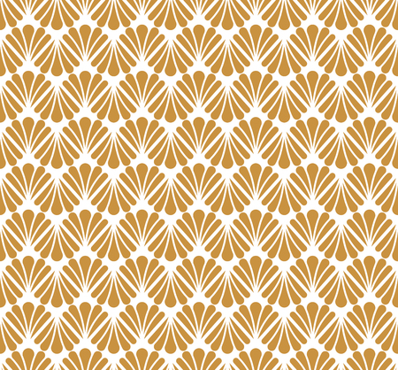 Vector Classic Floral art nouveau Seamless pattern. Stylish abstract art deco texture.のイラスト素材