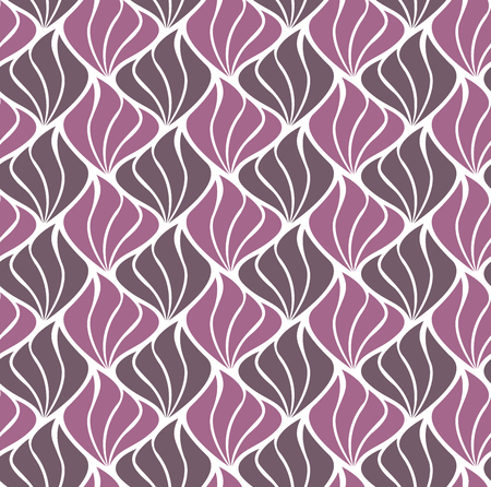 Vector Classic Floral art nouveau Seamless pattern. Stylish abstract art deco texture.のイラスト素材