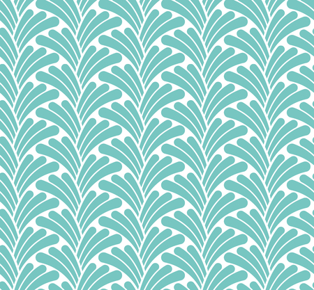 Seamless Geometric Art Deco Pattern. Abstract vector floral background.のイラスト素材