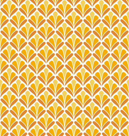 Vector Classic Floral art nouveau Seamless pattern. Stylish abstract art deco texture.のイラスト素材
