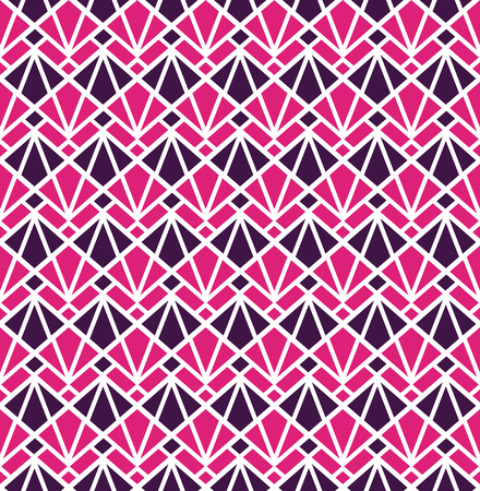 Vector Diamond Modern Seamless Pattern. Monochrome Retro Texture. Hipster Geometric Background.のイラスト素材