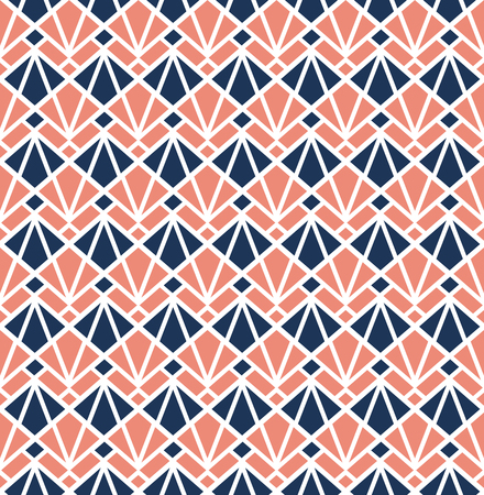 Vector Diamond Modern Seamless Pattern. Monochrome Retro Texture. Hipster Geometric Background.のイラスト素材
