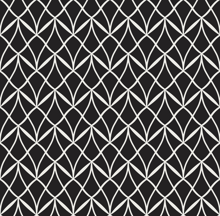Abstract Art Deco Seamless Background. Geometric Fish Scale Pattern.のイラスト素材