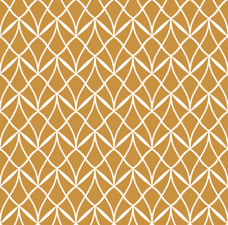 Abstract Art Deco Seamless Background. Geometric Fish Scale Pattern.のイラスト素材