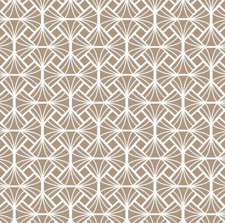 Geometric Diamond Vector Seamless Pattern. Abstract Art Deco Background. Classic Stylish Texture.のイラスト素材