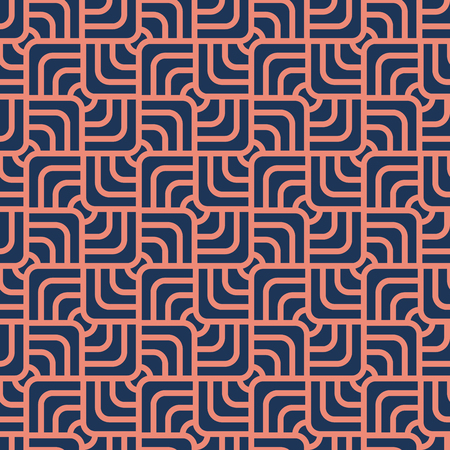 Vector Modern Seamless Pattern. Monochrome Retro Texture. Hipster Geometric Background.のイラスト素材