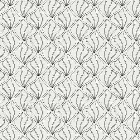 Vector Art Deco Style Seamless Pattern. Abstract Ornament Background.のイラスト素材