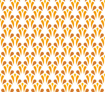 Vector abstract arabesque seamless pattern. Geometric classic background. Vintage art deco texture.のイラスト素材