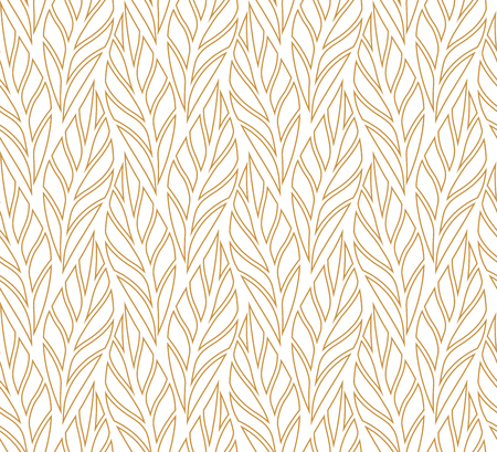 Geometric Leaf Vector Seamless Pattern. Floral Illustration background.のイラスト素材