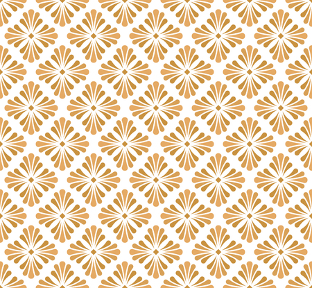 Vector floral damask seamless pattern. Elegant abstract art nouveau background. Classic flower motif texture.のイラスト素材