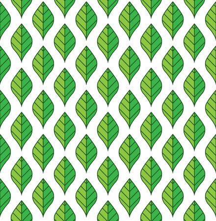 Geometric leaves vector seamless pattern. Abstract vector texture. Leaf background.のイラスト素材