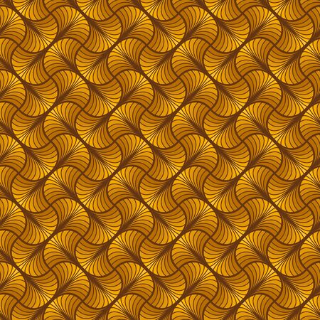 Elegant art nouveau seamless pattern. Abstract minimalist background. Geometric art deco texture.のイラスト素材
