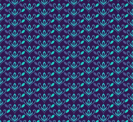 Abstract Decorative Tile. Geometric Ginkgo Seamless Pattern. Floral background.のイラスト素材