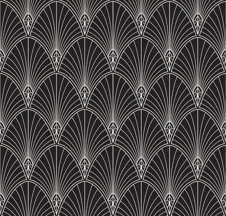 Classic seamless pattern. Geometric stylish ornament. Vector antique texture.のイラスト素材