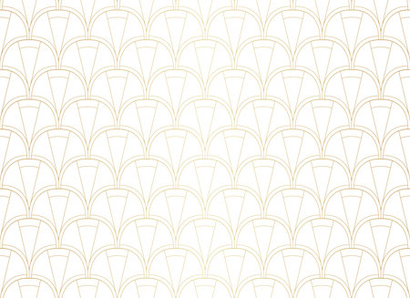 Classic Art Deco Seamless Pattern. Geometric Stylish Texture. Abstract Retro Vector Texture.